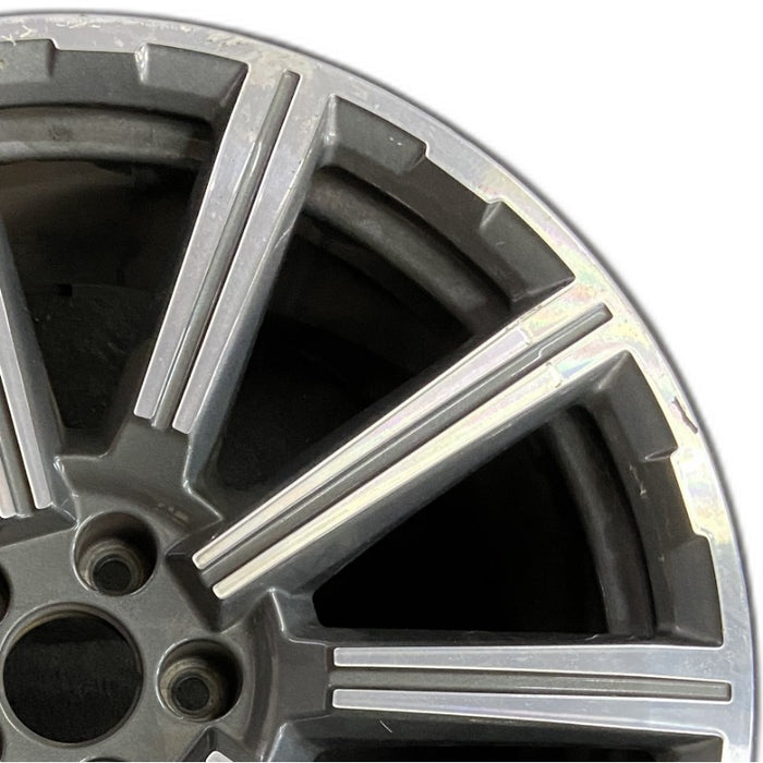 20" AUDI Q7 17-19 20x9 alloy 10 spoke Original OEM Wheel Rim - Side Profile