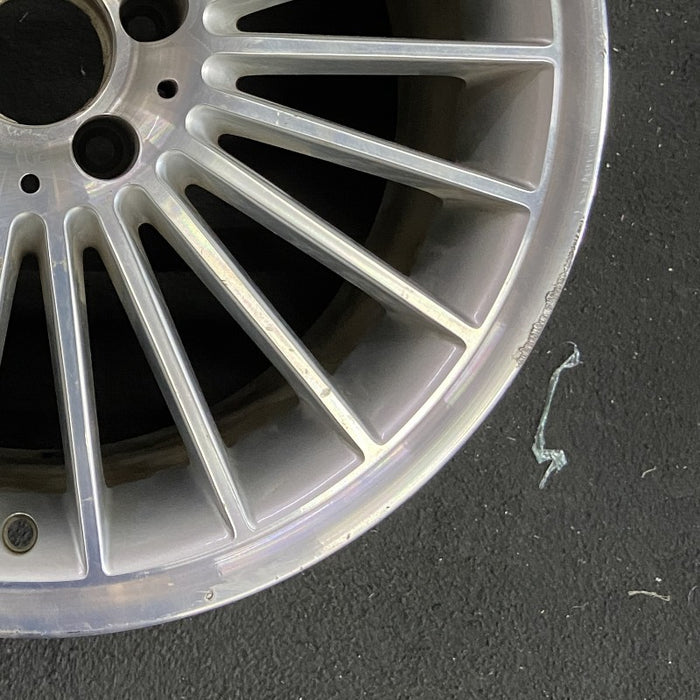 18" MERCEDES S-CLASS 03-06 230 Type; SL55 18x9.5 22 spoke Original OEM Wheel Rim - Back View