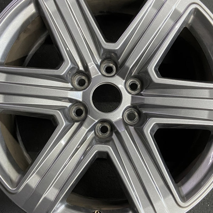 20" FORD F150 PICKUP 18-20 20x8.5 6 spoke straight spoke ribbed Original OEM - Angle View