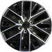 20" GX550 24 20x7.5 alloy machined black Original OEM Wheel Rim - Front View