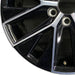 20" GX550 24 20x7.5 alloy machined black Original OEM Wheel Rim - Back View