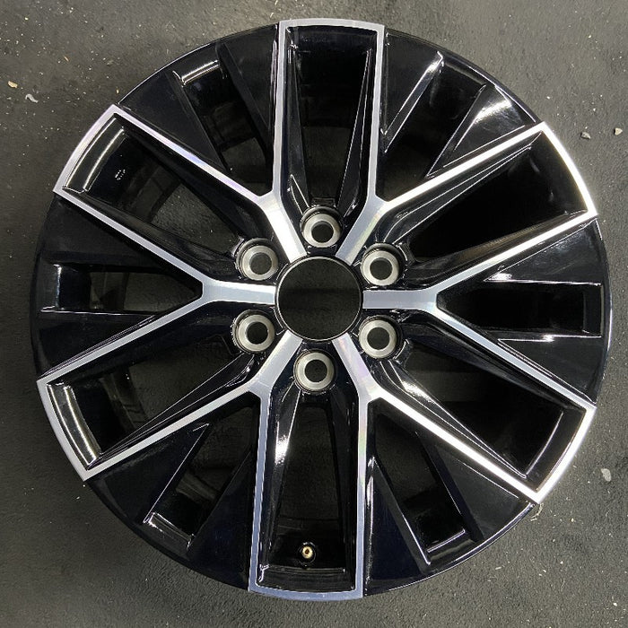 20" GX550 24 20x7.5 alloy machined black Original OEM Wheel Rim - Additional View