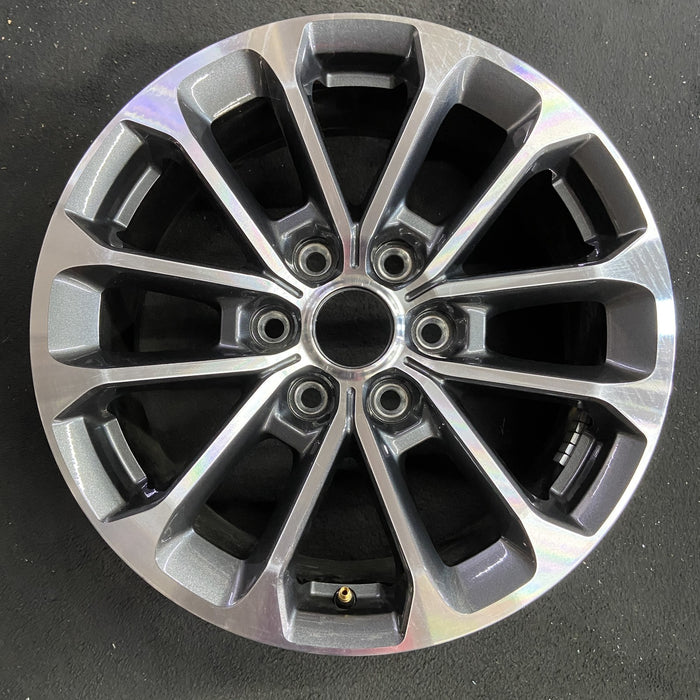 18" FORD F150 PICKUP 18-20 18x7.5, aluminum, 12 spoke , , machined spoke face Original OEM Wheel Rim
