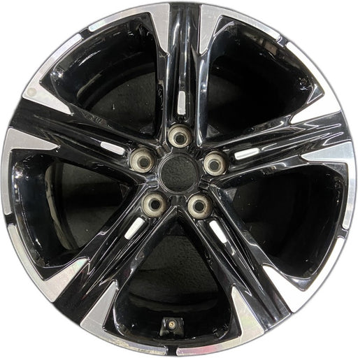 18" K5 21-24 18x7.5 alloy machined face black Original OEM Wheel Rim - Front View