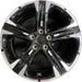 18" K5 21-24 18x7.5 alloy machined face black Original OEM Wheel Rim - Front View