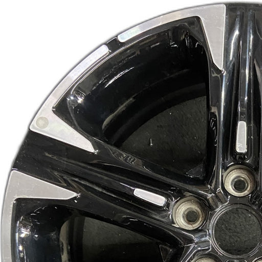 18" K5 21-24 18x7.5 alloy machined face black Original OEM Wheel Rim - Angle View