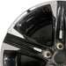 18" K5 21-24 18x7.5 alloy machined face black Original OEM Wheel Rim - Angle View