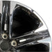 18" K5 21-24 18x7.5 alloy machined face black Original OEM Wheel Rim - Side Profile