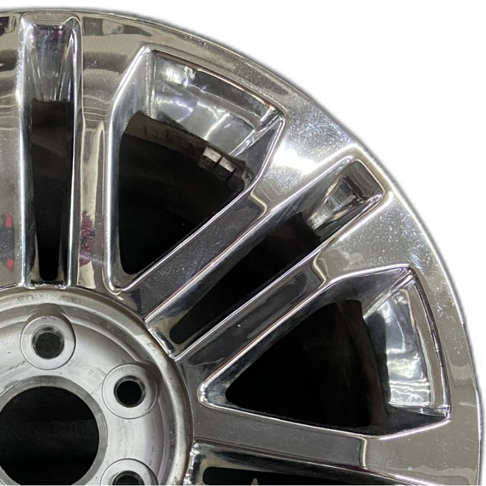 20" ESCALADE 15-20 20x9 7 double spoke opt NZD Original OEM Wheel Rim - Side Profile