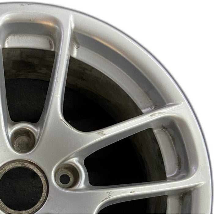 18" PORSCHE BOXSTER 17-24 18x8 5 spoke triangle spoke Original OEM Wheel Rim - Side Profile