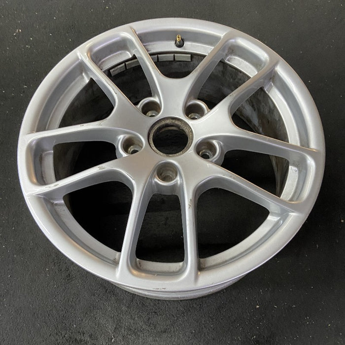 18" PORSCHE BOXSTER 17-24 18x8 5 spoke triangle spoke Original OEM Wheel Rim - View 8