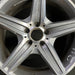 18" MERCEDES E-CLASS 07 211 Type; E63 18x9 5 spoke AMG rear Original OEM Wheel - Angle View