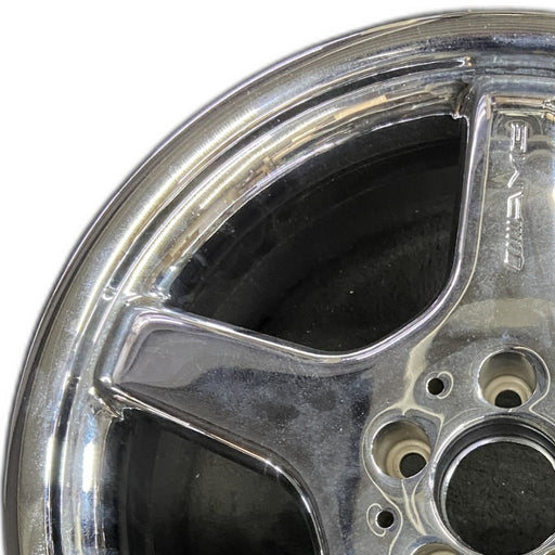 18" MERCEDES E-CLASS 04-05 211 Type; E320 18x8 5 spoke Original OEM Wheel Rim - Angle View
