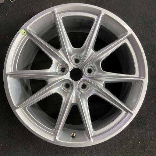 19" MUSTANG 24 19x8.5 5 spoke V spoke Original OEM Wheel Rim - Front View