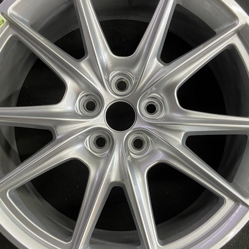 19" MUSTANG 24 19x8.5 5 spoke V spoke Original OEM Wheel Rim - Angle View