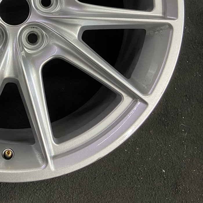 19" MUSTANG 24 19x8.5 5 spoke V spoke Original OEM Wheel Rim - Back View