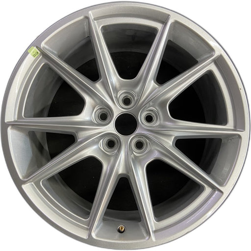 19" MUSTANG 24 19x8.5 5 spoke V spoke Original OEM Wheel Rim - Front View