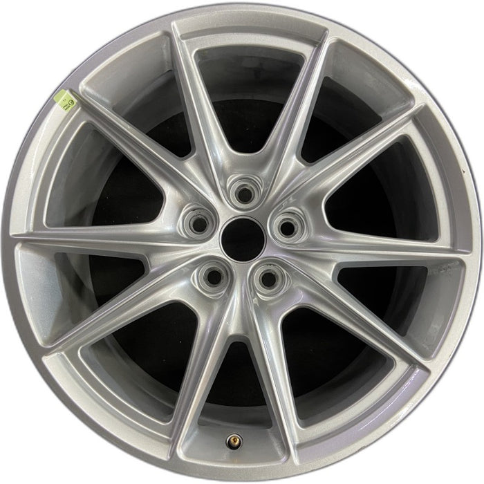 19" MUSTANG 24 19x8.5 5 spoke V spoke Original OEM Wheel Rim - Front View