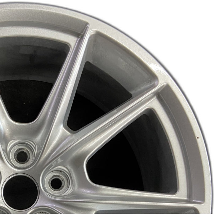 19" MUSTANG 24 19x8.5 5 spoke V spoke Original OEM Wheel Rim - Side Profile
