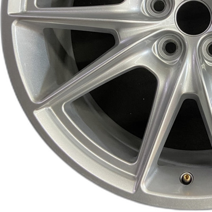 19" MUSTANG 24 19x8.5 5 spoke V spoke Original OEM Wheel Rim - Back View