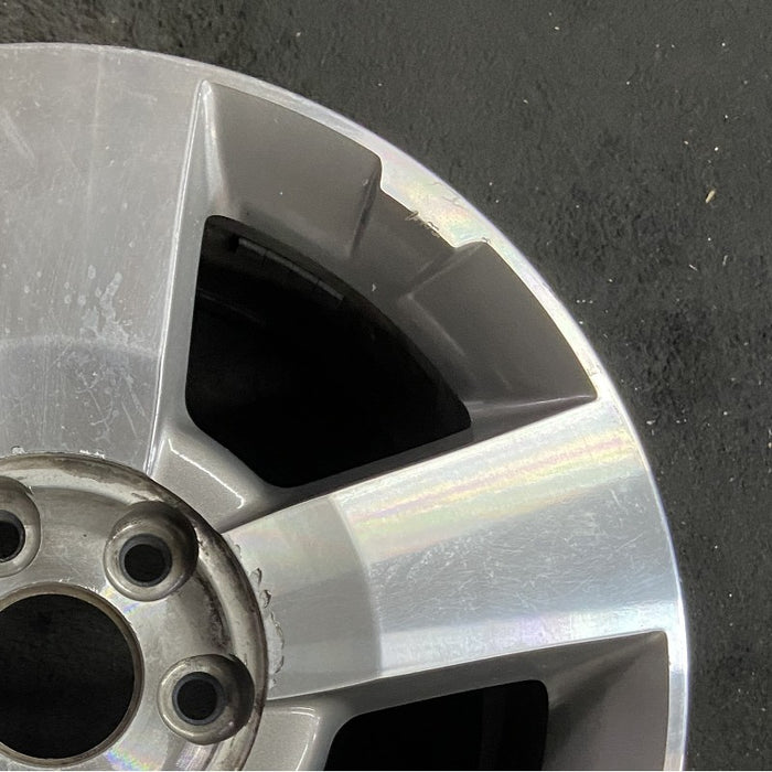 19" ACADIA 09 19x7.5 5 spoke ultra bright finish opt P64 Original OEM Wheel Rim - Close-Up Detail