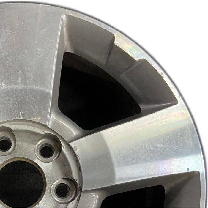19" ACADIA 09 19x7.5 5 spoke ultra bright finish opt P64 Original OEM Wheel Rim - Side Profile