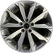 18" SPORTAGE 17 18x7 5 V spoke alloy Original OEM Wheel Rim - Front View