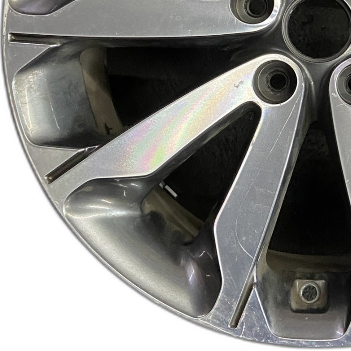 18" SPORTAGE 17 18x7 5 V spoke alloy Original OEM Wheel Rim - Back View