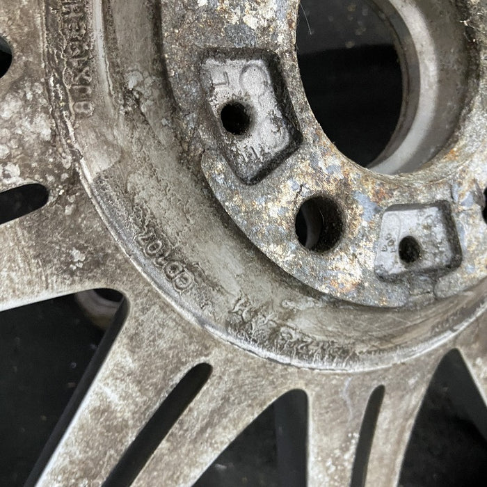 19" BMW 323i 07-12 19x8 alloy frt 10 double spoke narrow spoke end Original OEM Wheel Rim