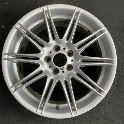 19" BMW 323i 07-12 19x8 , 10 double spoke, narrow spoke end Original OEM Wheel - Angle View