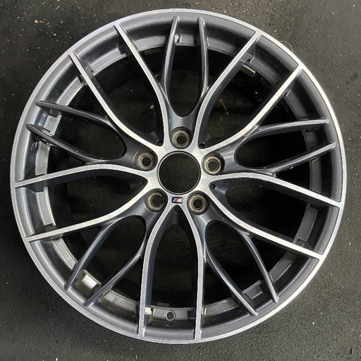 19" BMW 228i 14-16 19x7.5 10 Y spokes Original OEM Wheel Rim - Front View