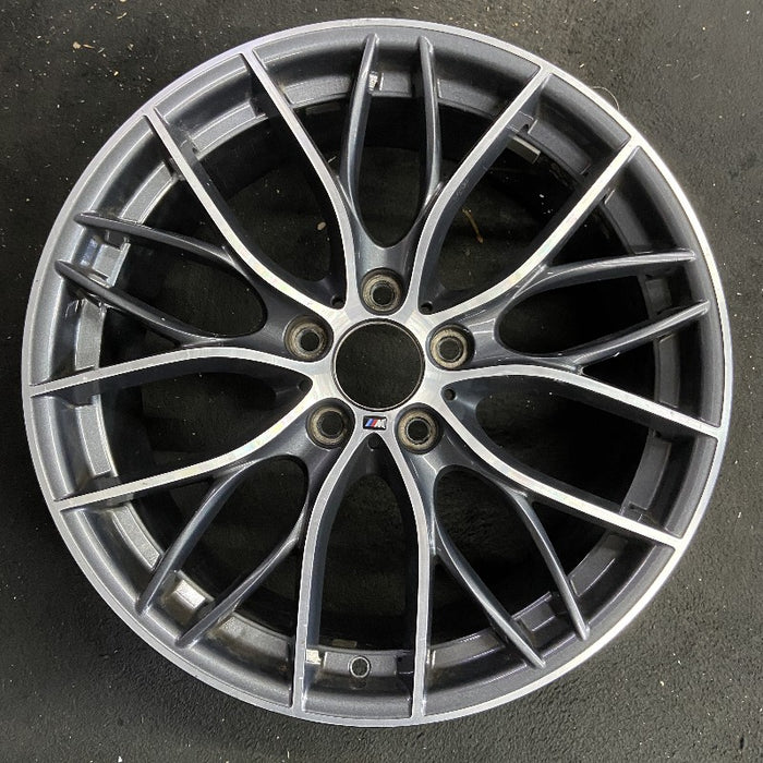 19" BMW 228i 14-16 19x7.5 10 Y spokes Original OEM Wheel Rim - Front View
