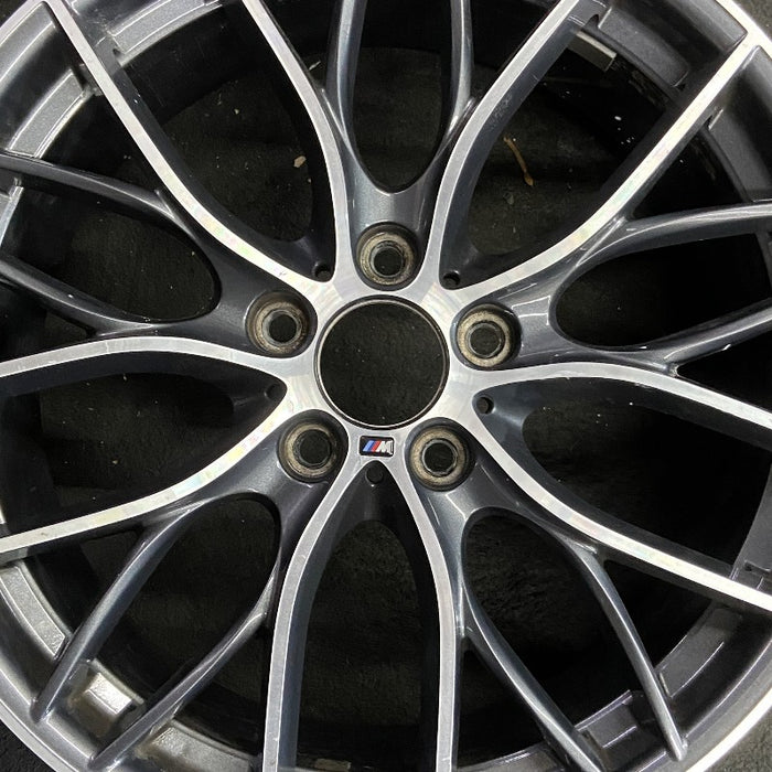 19" BMW 228i 14-16 19x7.5 10 Y spokes Original OEM Wheel Rim - Angle View