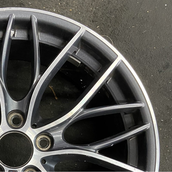 19" BMW 228i 14-16 19x7.5 10 Y spokes Original OEM Wheel Rim - Close-Up Detail