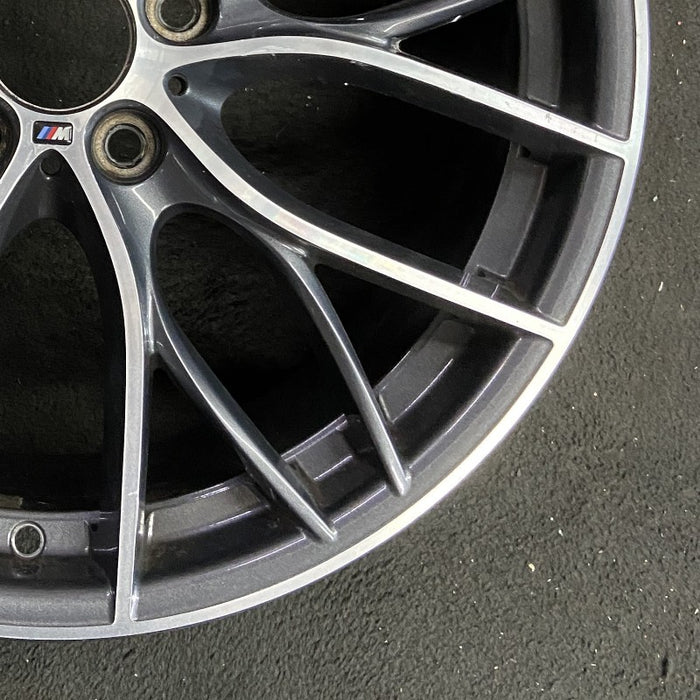 19" BMW 228i 14-16 19x7.5 10 Y spokes Original OEM Wheel Rim - Back View