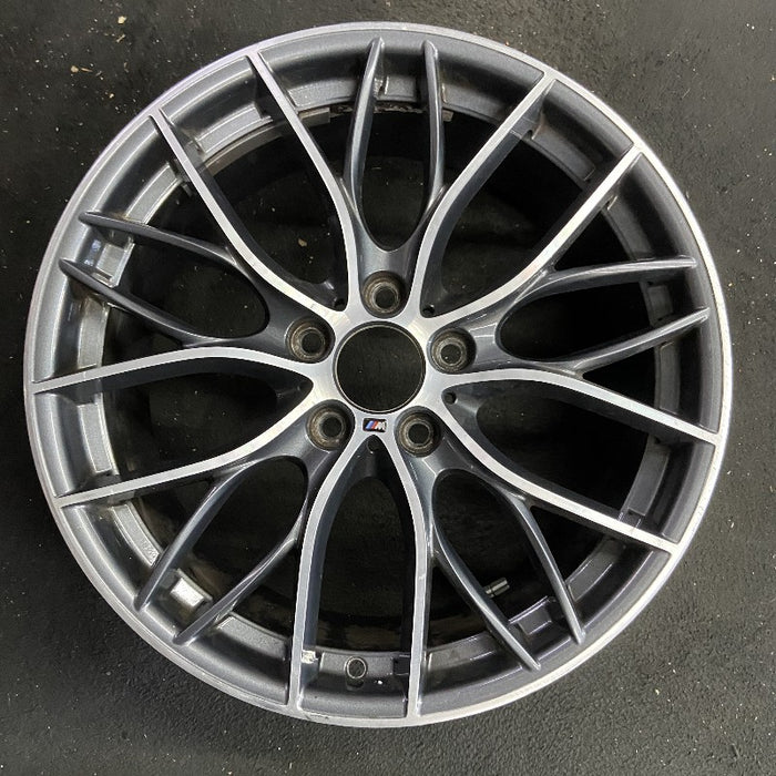 19" BMW 228i 14-16 19x8 10 Y spokes Original OEM Wheel Rim - Front View