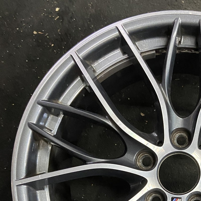 19" BMW 228i 14-16 19x8 10 Y spokes Original OEM Wheel Rim - Side Profile