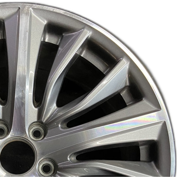 19" TLX 15-16 19x8 accessory machine face Original OEM Wheel Rim - Side Profile