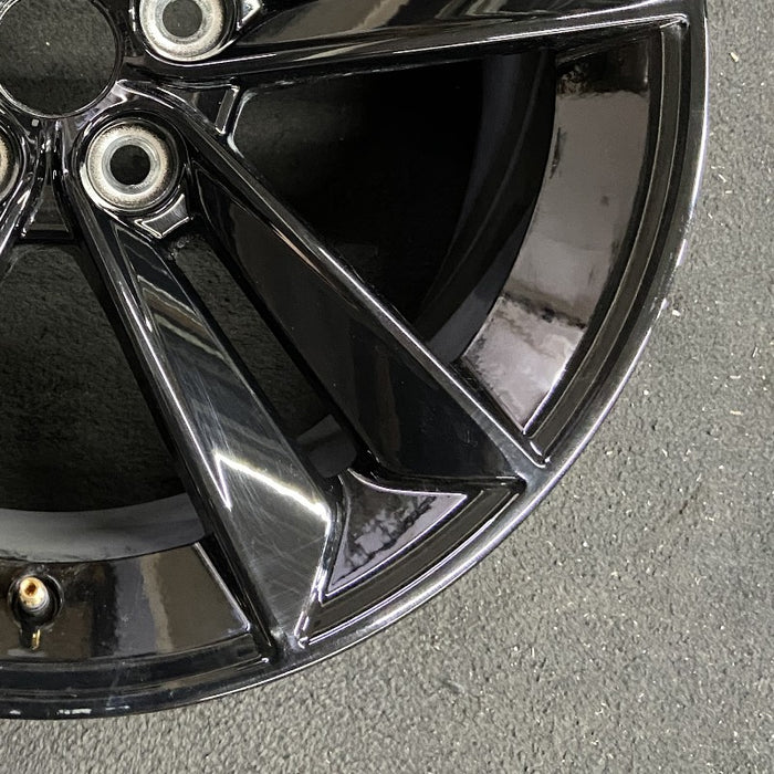 18" MUSTANG 24 18x8.5 5 split spoke Original OEM Wheel Rim - Back View