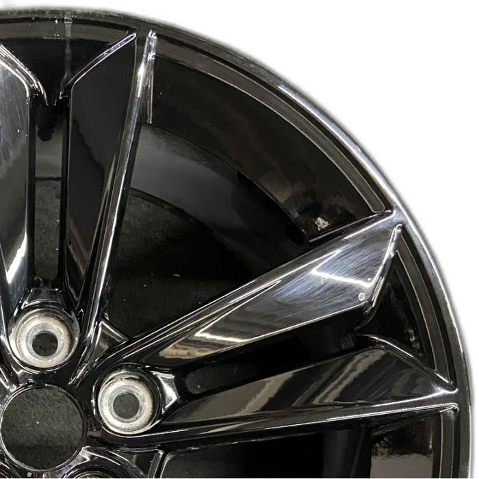 18" MUSTANG 24 18x8.5 5 split spoke Original OEM Wheel Rim - Side Profile