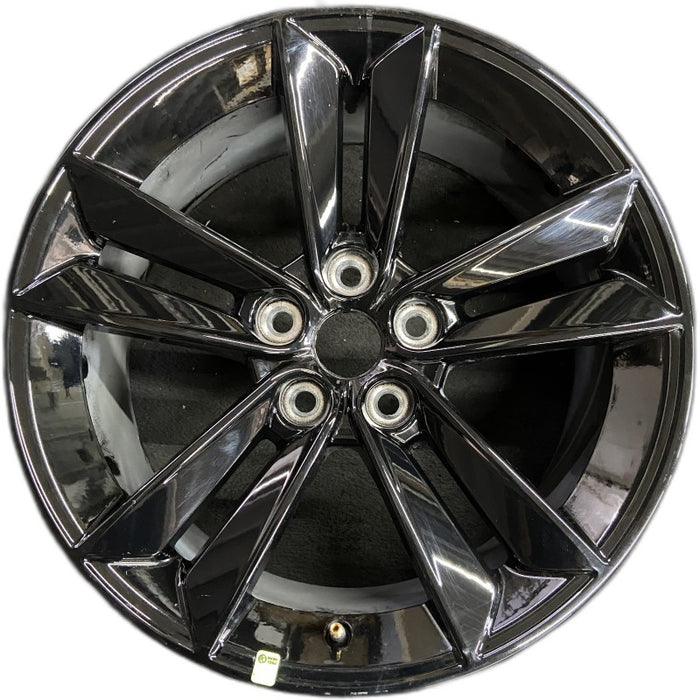 18" MUSTANG 24 18x8.5 5 split spoke Original OEM Wheel Rim - Front View