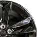 18" MUSTANG 24 18x8.5 5 split spoke Original OEM Wheel Rim - Side Profile