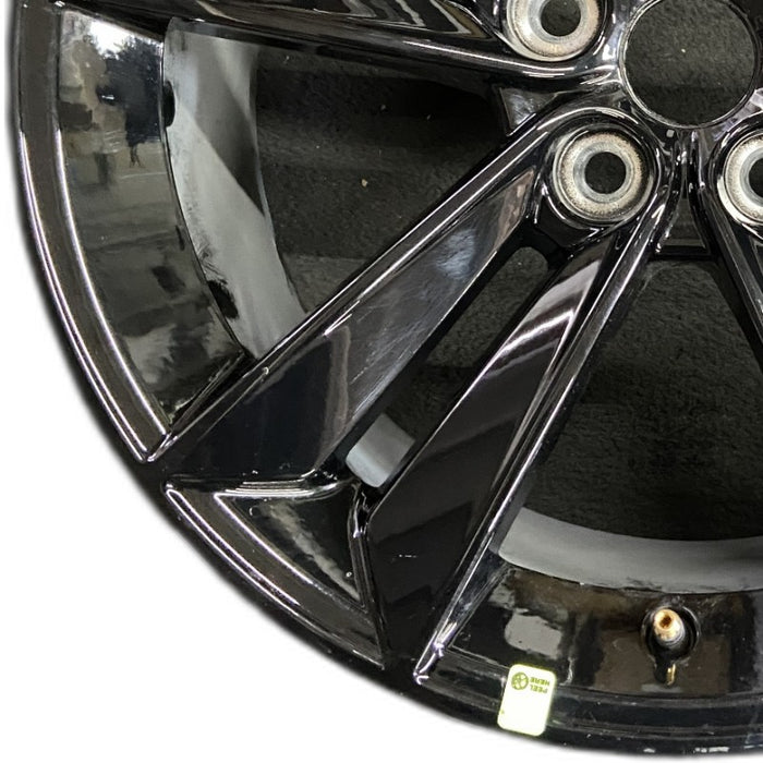 18" MUSTANG 24 18x8.5 5 split spoke Original OEM Wheel Rim - Back View
