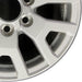 17" TACOMA 24 17x7 alloy Original OEM Wheel Rim - Close-Up Detail