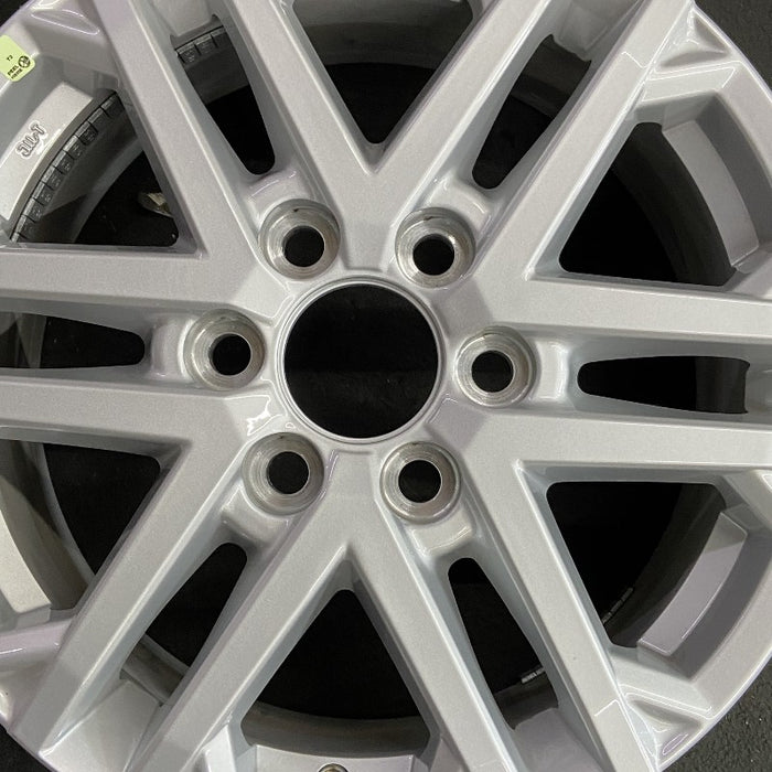 18" SEQUOIA 23-24 18x7.5 6 double spoke silver Original OEM Wheel Rim - Angle View