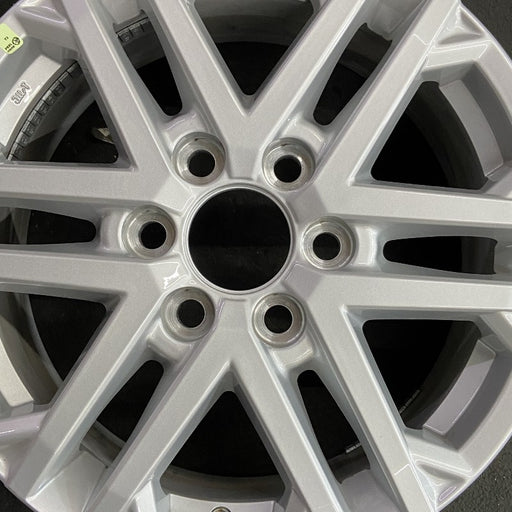 18" SEQUOIA 23-24 18x7.5 6 double spoke silver Original OEM Wheel Rim - Angle View