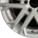 18" SEQUOIA 23-24 18x7.5 6 double spoke silver Original OEM Wheel Rim - Back View