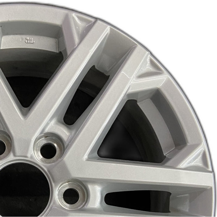 18" SEQUOIA 23-24 18x7.5 6 double spoke silver Original OEM Wheel Rim - Side Profile