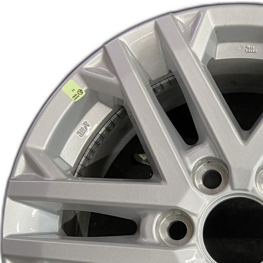 18" SEQUOIA 23-24 18x7.5 6 double spoke silver Original OEM Wheel Rim - Angle View