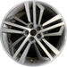 20" AUDI Q5 20 20x8 alloy 5 spoke triple spoke silver dark gray Original OEM - Front View